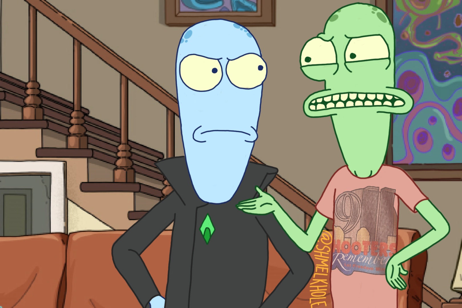 terry wearing 9/11 shirt
